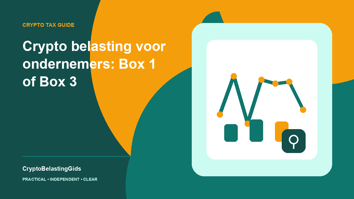 Crypto belasting voor ondernemers: Box 1 of Box 3