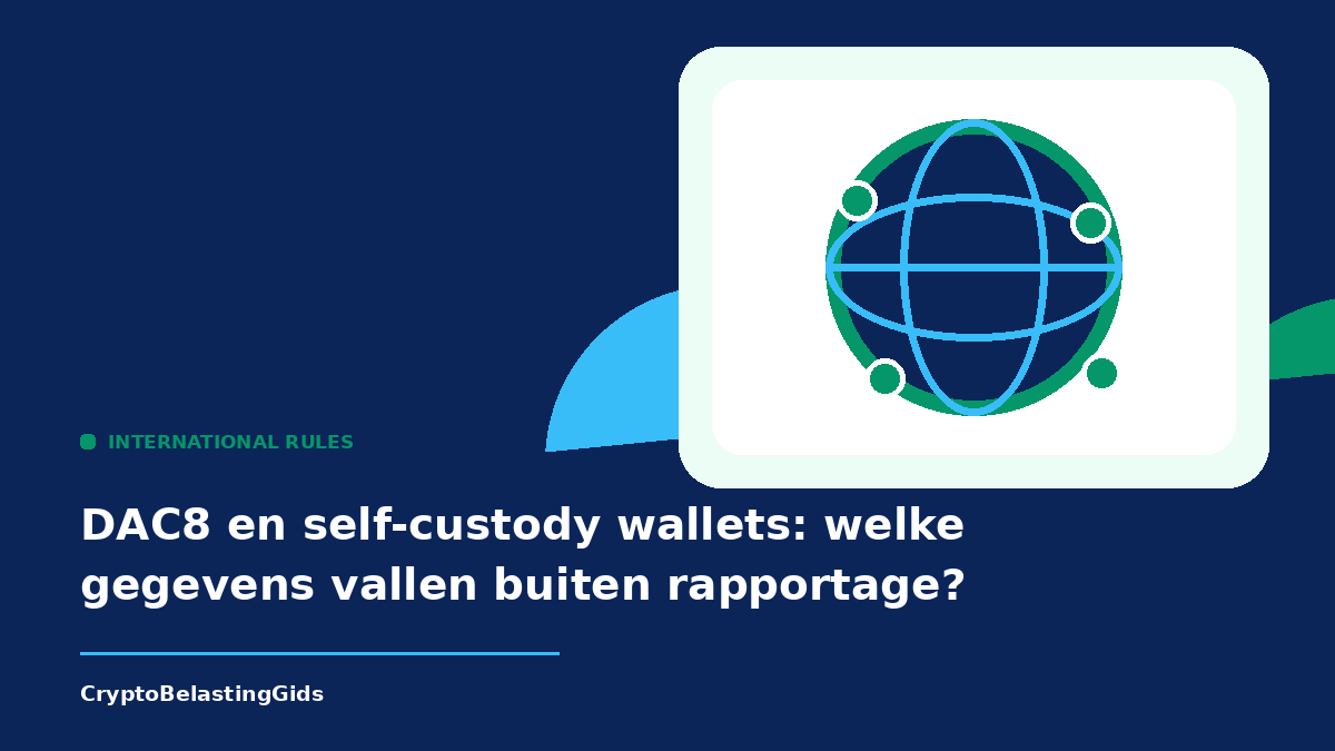 DAC8 en self-custody wallets: welke gegevens vallen buiten rapportage?