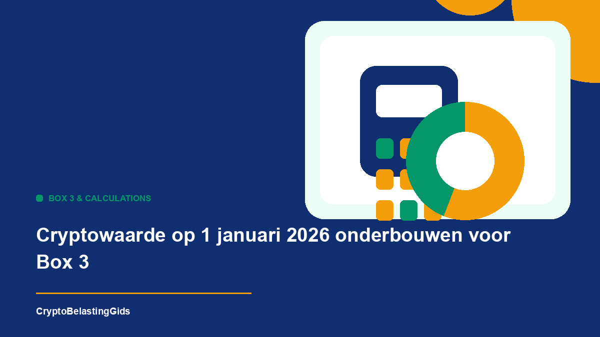 Cryptowaarde op 1 januari 2026 onderbouwen voor Box 3