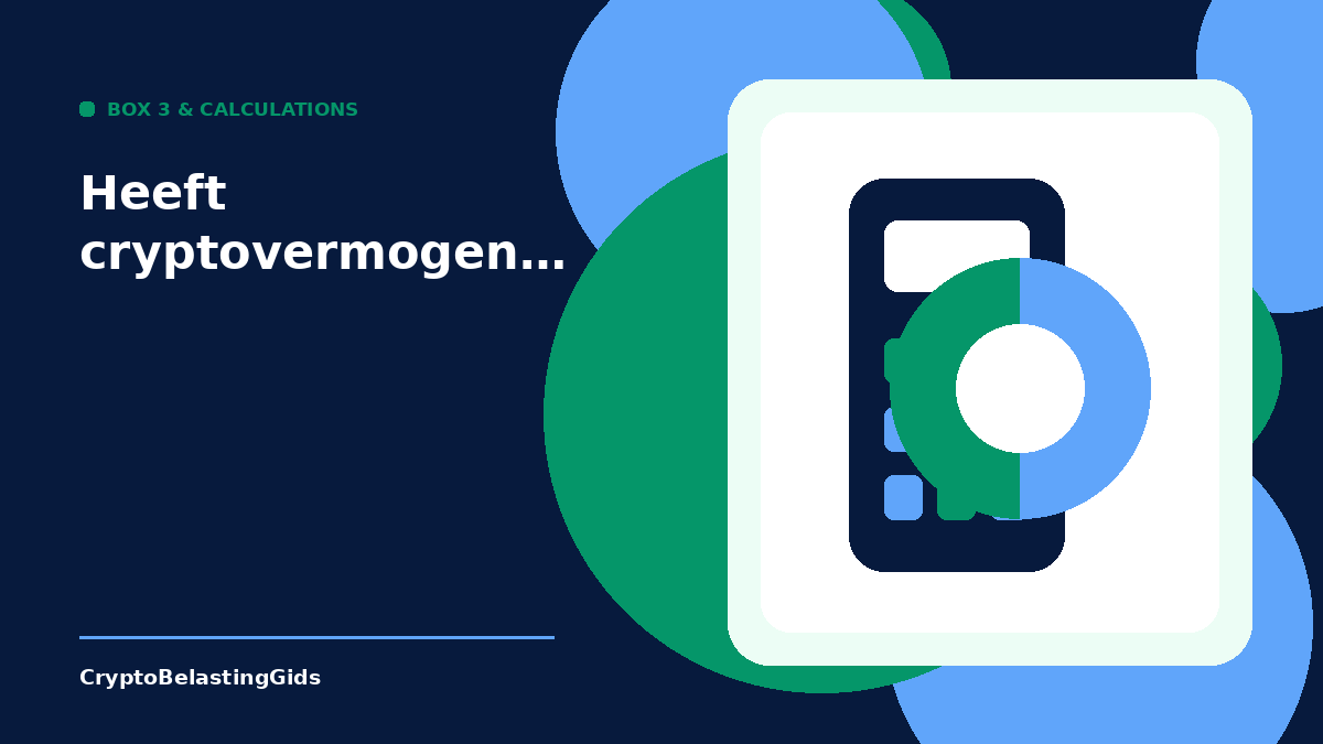 Heeft cryptovermogen invloed op je huurtoeslag of zorgtoeslag?