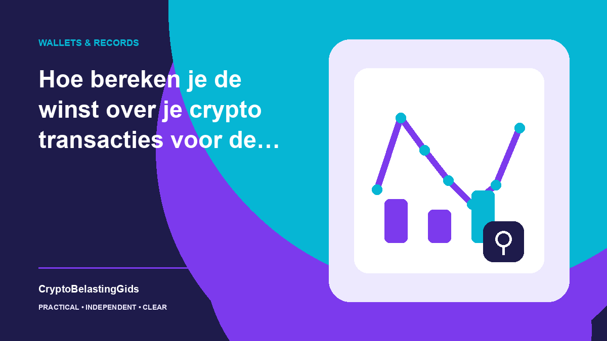 Hoe bereken je de winst over je crypto transacties voor de fiscus