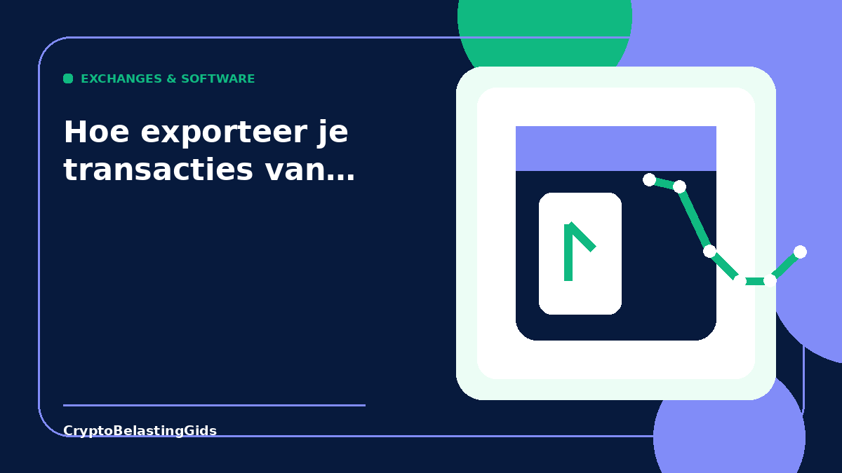 Hoe exporteer je transacties van Trust Wallet naar Koinly