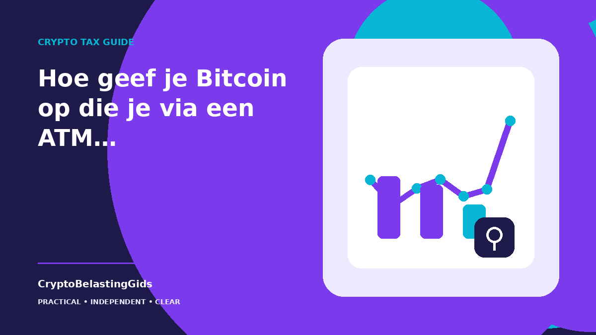 Hoe geef je Bitcoin op die je via een ATM (geldautomaat) hebt gekocht