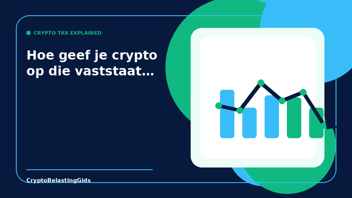 Hoe geef je crypto op die vaststaat in een slim contract (smart contract)
