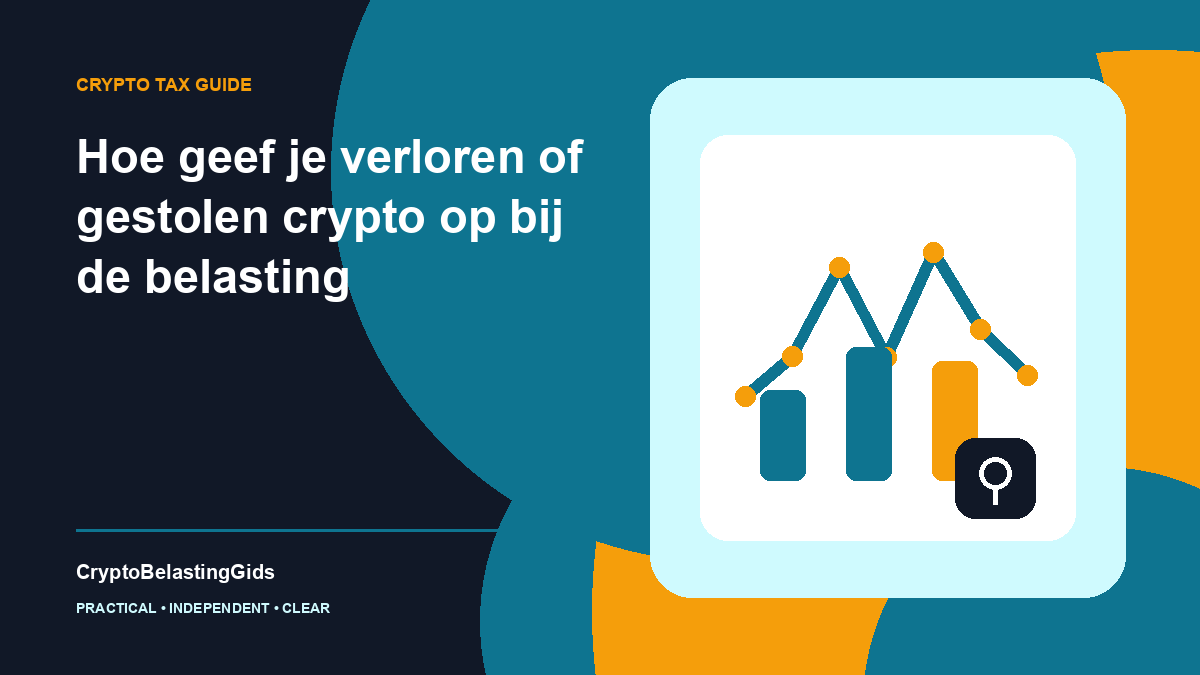 Hoe geef je verloren of gestolen crypto op bij de belasting