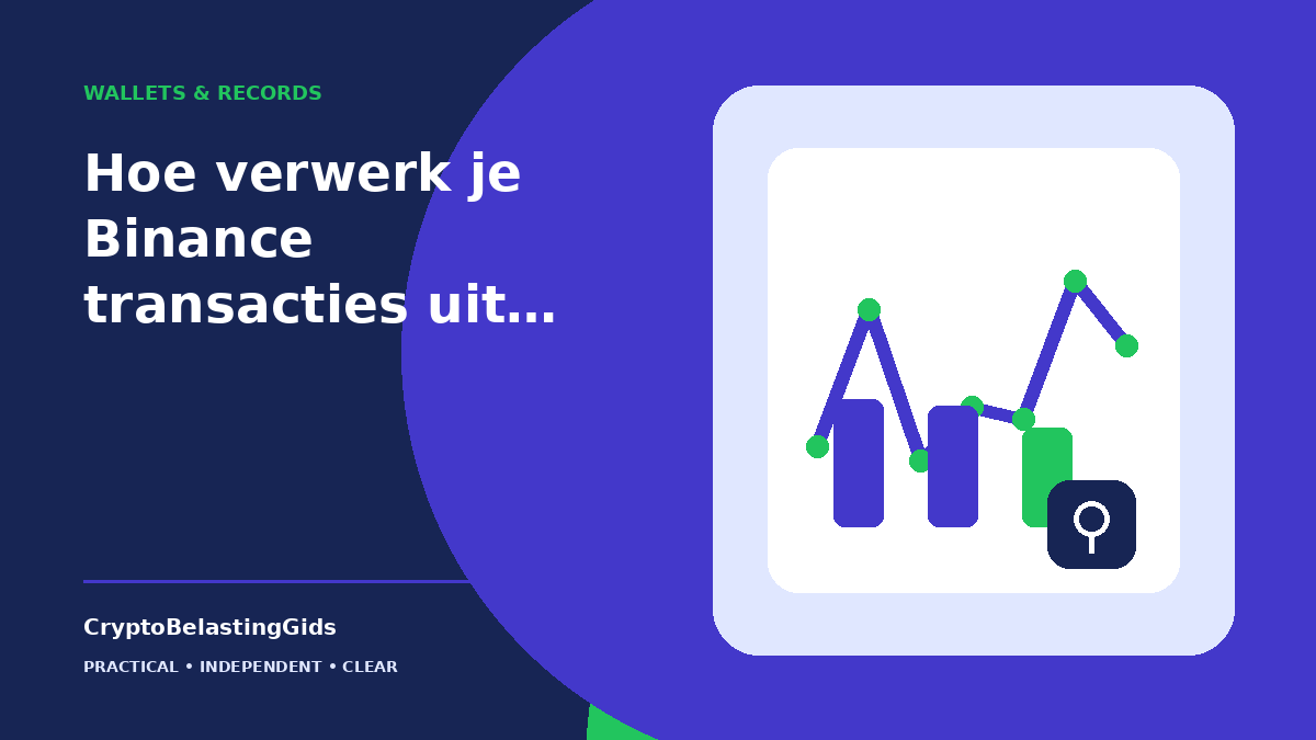 Hoe verwerk je Binance transacties uit het verleden in je aangifte