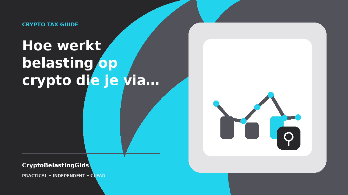 Hoe werkt belasting op crypto die je via een spaar-app hebt opgebouwd