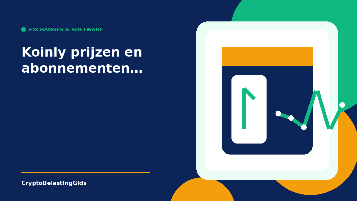 Koinly prijzen en abonnementen voor Nederlandse crypto gebruikers
