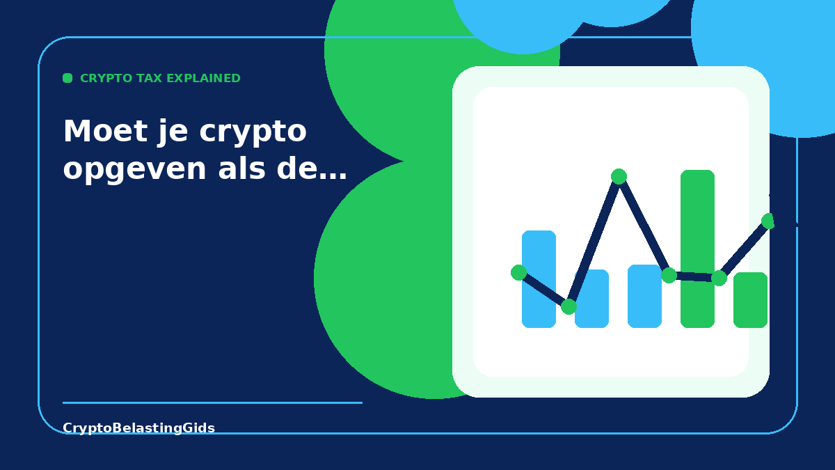 Moet je crypto opgeven als de totale waarde onder de 100 euro is?
