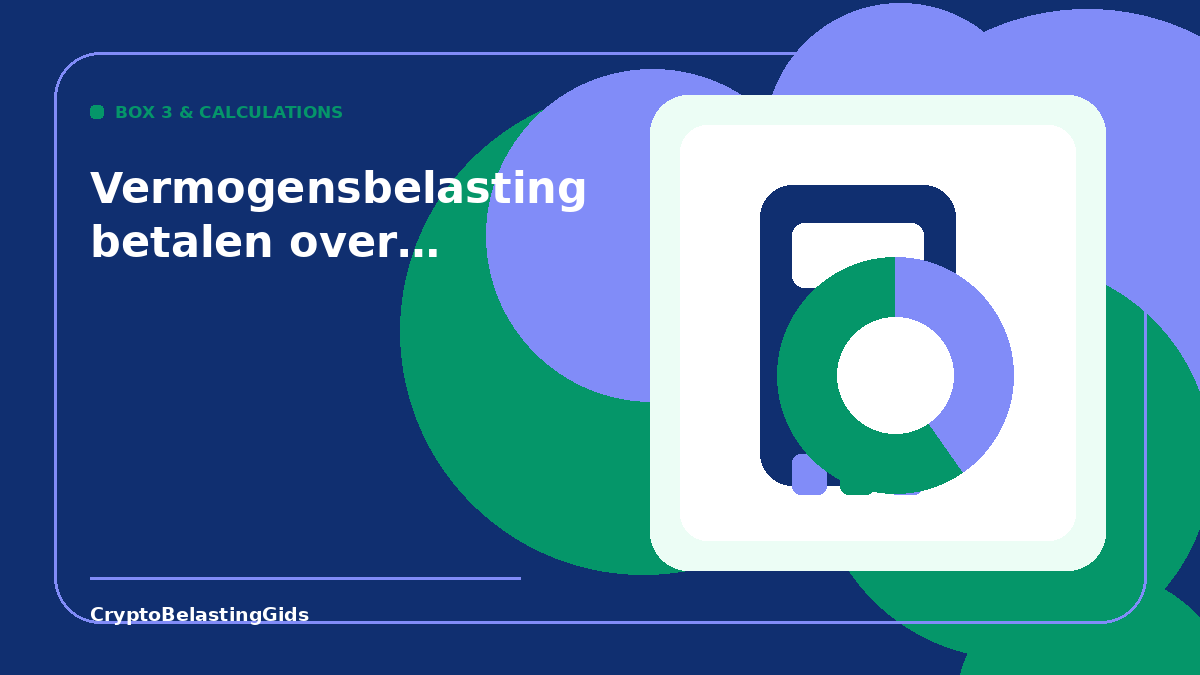 Vermogensbelasting betalen over crypto als je een bijstandsuitkering hebt