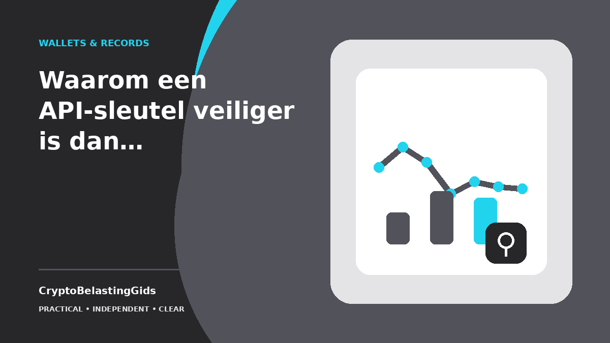 Waarom een API-sleutel veiliger is dan CSV-exports voor je belasting