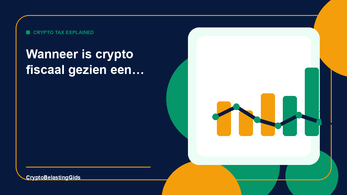 Wanneer is crypto fiscaal gezien een 'bron van inkomen'