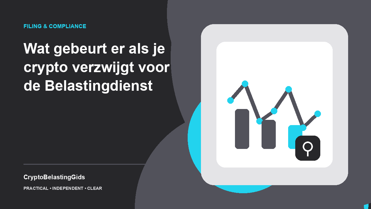 Wat gebeurt er als je crypto verzwijgt voor de Belastingdienst