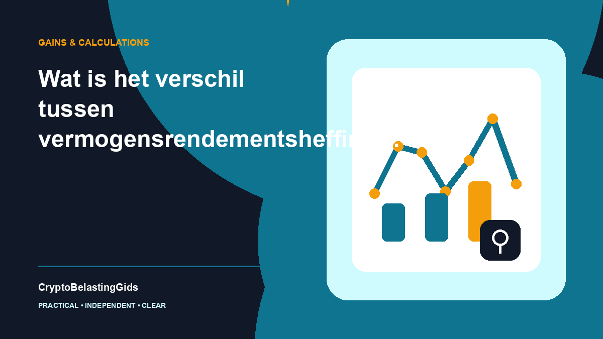 Wat is het verschil tussen vermogensrendementsheffing en vermogensbelasting