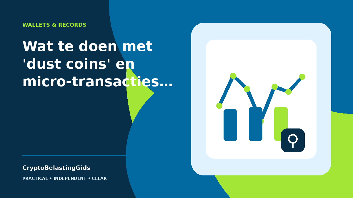 Wat te doen met 'dust coins' en micro-transacties in je belastingrapport